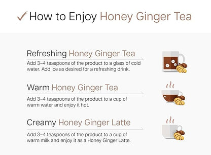 Damtuh Korean Honey Ginger Tea 2.2lb (35.3 fl oz) – Traditional Fruit Honey Tea, Authentic Korean Ginger Marmalade Preserve