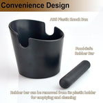 Load image into Gallery viewer, HOMEE Coffee Knock Box with Silicone Coffee Tamper Mat, 4.8 Inch Shock-Absorbent Durable Barista Style Knock Box With Removable Knock Bar and Non-Slip Base, Equipped Anti-Slip Espresso Tamper Mat