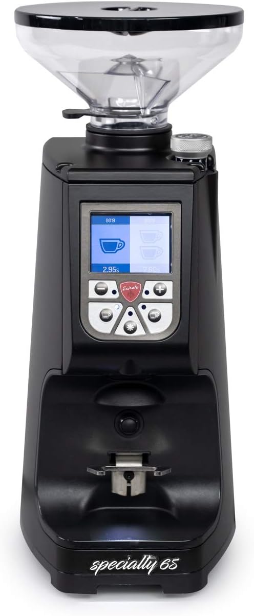 Eureka Atom 65mm Espresso Grinder, Short Hopper, Black