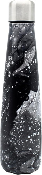 Load image into Gallery viewer, Insulated Water Bottle - On-The-Go Refillable Stainless Steel Water Bottles For Adults, Reusable Thermos Travel Tumbler With Leak-proof Lid For Hot &amp; Cold Beverages (17Oz. Ligth Charcoal)