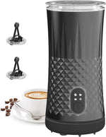 Load image into Gallery viewer, Milk Frother Electric,Syslux 4 IN 1 Automatic Warm and Cold Milk Foamer,Quiet Operation,Effortless Foam,Unique Diamond Design,Temperature Control,for Coffee Latte, Cappuccino,Macchiato,Chocolate