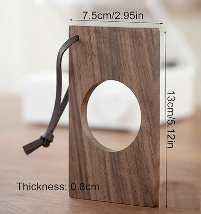 Pour Over Coffee Dripper,V60 and Cake Cup Filter Paper Silicone Coffee Funnel Filter,Reusable Dripper Coffee Filter with Wood Base Coffee Dripper Accessory for Coffee Pot Coffee Maker (Purple)