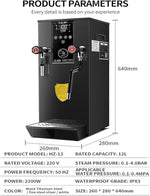 Load image into Gallery viewer, 2200W Commercial Steam Milk Frother Automatic Coffee Foam Maker with Capacity for Coffee and Milk