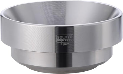 YOLOYO 41mm Dosing Funnel Specially for La Marzocco 1 Cup 7g Single Basket and VST 7g Basket, Precisely Manufactured Stainless Steel Espresso Dosing Funnel