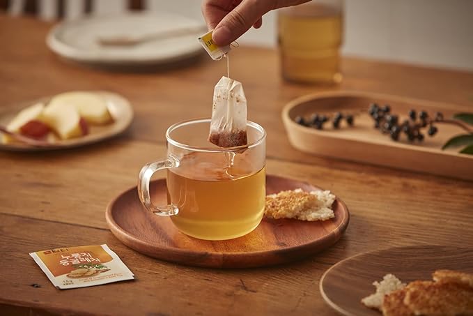 Damtuh Korean Roasted Rice & Solomon’s Seal Tea – Traditional Herbal Tea - Caffeine-Free, Sugar-Free, Non-Caloric, 40 Tea Bags (1.5g each)