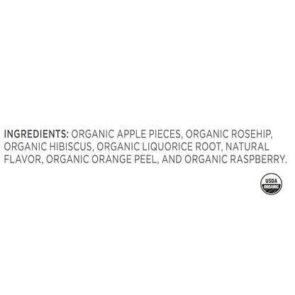 Tea Forte Raspberry Nectar Premium Organic Loose Leaf Caffeine-Free Herbal Tea Blend Canister, Makes 35-50 Cups