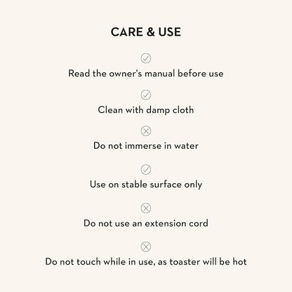 MACKENZIE-CHILDS 2-Slice Toaster, Decorative Toaster for Kitchen, Brown-and-White Mocha Check