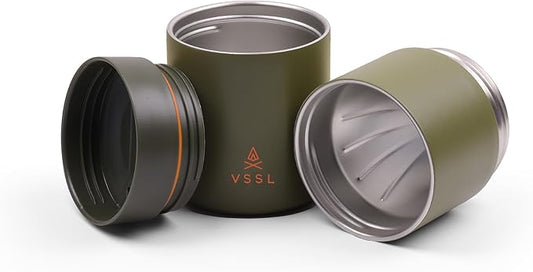 Nest Pour Over Coffee Set, Transportable and Compact Pour Over Set with 10 oz Double Walled Mug, Sahara