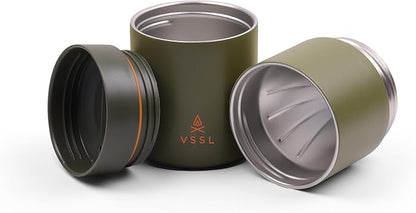 Nest Pour Over Coffee Set, Transportable and Compact Pour Over Set with 10 oz Double Walled Mug, Deep Moss