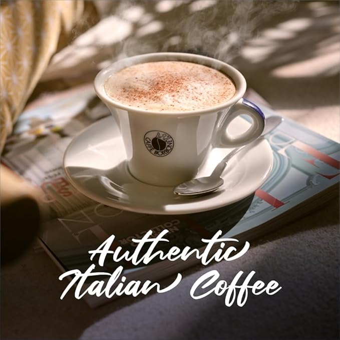 Caffè Borbone Whole Bean Coffee, Crema Classica, Medium Roast, Arabica and Robusta Blend - Roasted and Freshly Packaged in Italy - 2.2 Pound Bag (pack of 6)