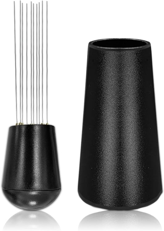 WDT tool, Espresso Distribution Tools, 12 x 0.35mm 304 Stainless Steel Needles Distributor, Espresso Coffee Stirrer for Barista