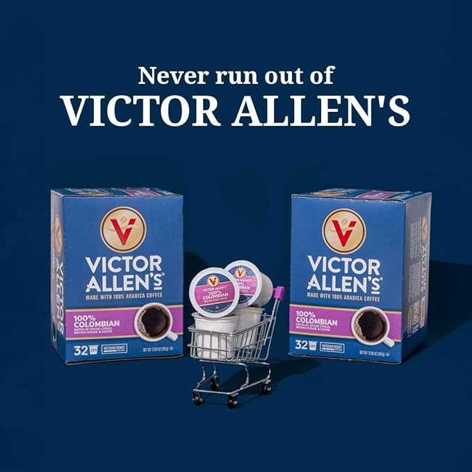 Victor Allen's Coffee Caramel Macchiato Flavored, Medium Roast, 42 Count, Single Serve Coffee Pods for Keurig K-Cup Brewers