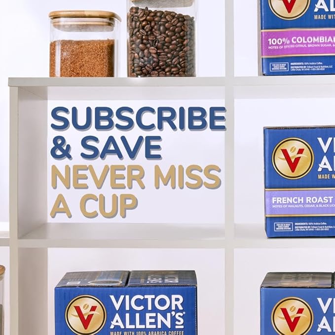 Victor Allen's Coffee Decaf Donut Shop Blend, Medium Roast, 200 Count, Single Serve Coffee Pods for Keurig K-Cup Brewers