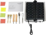 Load image into Gallery viewer, 1.8KW Commercial Taiyaki Fish Waffle Maker, Electric Fish Shaped Waffle Cones, Professional Taiyaki Machine for Making Pancakes, Muffins, and Waffles (14.76 * 14.17 * 8.86in)
