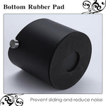 Load image into Gallery viewer, Italian Espresso Knock Box, Stainless Steel, with Detachable Tapping Rod and Anti Slip Rubber Base (Black, 800ml)