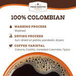 Load image into Gallery viewer, Fresh Roasted Coffee,100% Colombian, 5 lb (80 oz), Medium Roast, Kosher, Whole Bean