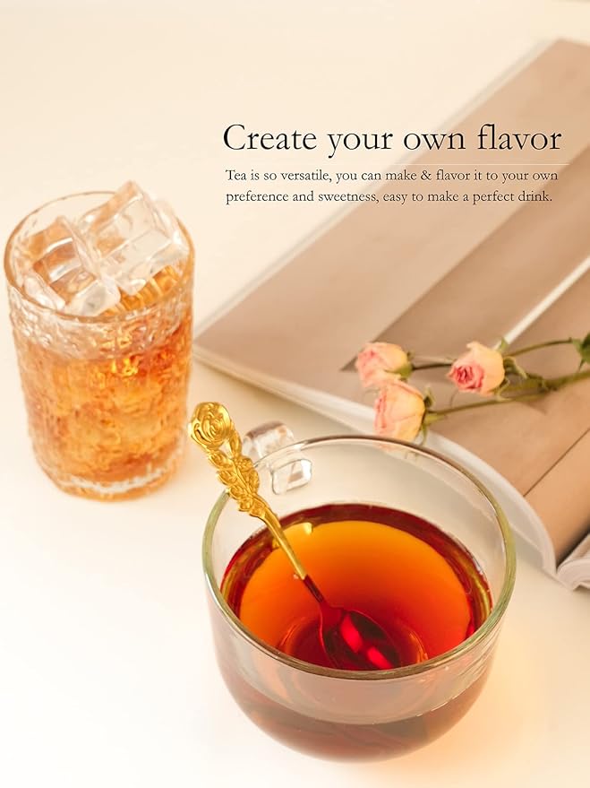 TeeLux Decaf Black Tea Bags, Smooth & Full-Bodied Taste, Premium Decaffeinated Black Tea, 100 Count Tea Bags