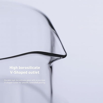 Nispira Cold Brew Drip Tower Iced Coffee Maker Glass Wooden Stand 25 Cups white