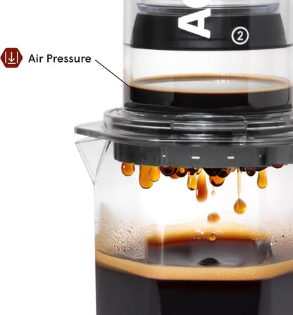 AeroPress XL Coffee Maker White Paper Micro-Filters, Compostable Coffee Filters Made From White, Chlorine-Free Paper, Fits XL Size AeroPress Manual Coffee Makers, 200 Count