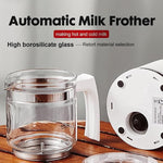 Load image into Gallery viewer, Electric Milk Frother,4 in 1 -Automatic Milk Frother,14oz Silent Operation Hot and Cold Milk Foamer Temperature Control Milk Steamer Warmer for Coffee,Latte,Cappuccino,Hot Choc,Dishwasher Safe (White)