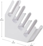 Load image into Gallery viewer, Mind Reader Cup and Lid Dispenser, Countertop Org, Coffee Bar, Beverage Cup, Kitchen, Breakroom, 4"L x 18"W x 16"H, White