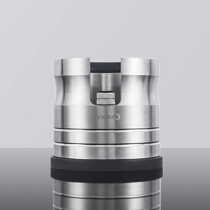 Portafilter Holder Crafted from Solid 304 Stainless Steel | Espresso Tamping Station with Stable and Efficient Puck Preparation | Non-Slip Base | Ideal for 54mm Espresso Machines Portafilter