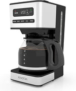 Load image into Gallery viewer, 12-Cup Programmable Coffee Maker, Regular &amp; Strong Brew Drip Coffee Machine, 1-4 Cup and Ice Coffee Setting, 24H Timer, Auto Shut-Off, Keep Warm, Pause &amp; Serve