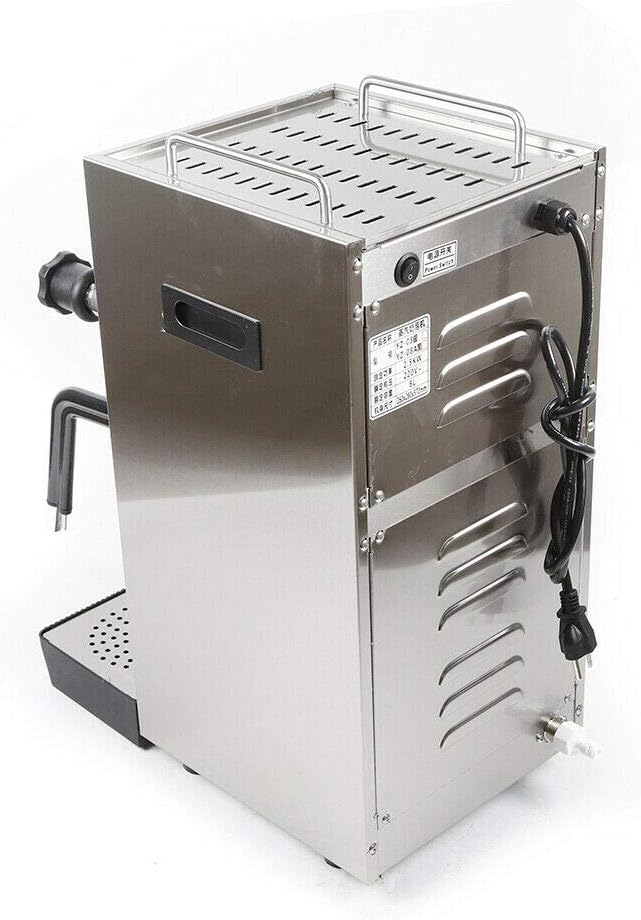 Commercial Milk Frother Machine Multi-purpose Electric Water Boiler Dispenser 2500W 2.1Gal Automatic Boiling Water Frother Commercial Steam Milk Foam Machine for Coffee Shop, Bar, Milk Tea Shop