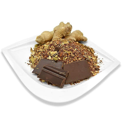 Organic Positively Tea Company, Rooibos Chocolate Chai Tea, Loose Leaf, 16 Ounce