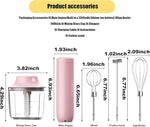 Load image into Gallery viewer, Cordless Hand Mixer with Whisk and Forther Wand,Electric Whisk, Milk Frother,Coffee Frother, Whisks for Cooking,Handheld Frother,Food Chopper, Baby Food Maker,4-Speed, 10Oz