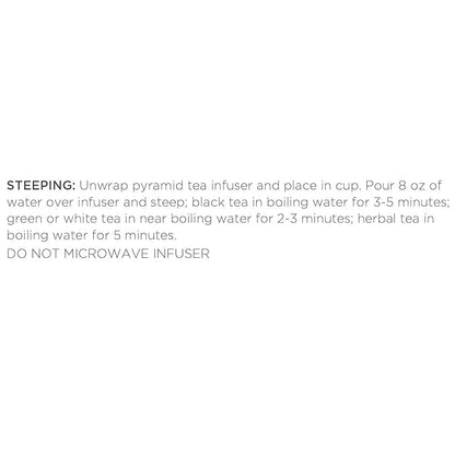 Tea Forte Soleil Petite Presentation Box Tea Gift Set Sampler, 10 Count, 2 of Each Variety Individually Wrapped Handcrafted Pyramid Infuser Bags