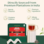 Load image into Gallery viewer, VAHDAM, English Breakfast Black Tea Bags (30 Count) High Caffeine | Strong, Robust &amp; Flavoury | Individually Wrapped Pyramid Tea Bags | Full Bodied Black Tea Leaves