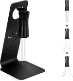 Load image into Gallery viewer, WDT Tool Espresso Needle Distributor with Magnetic Stand, Adjustable Range Coffee Espresso Stirrer, Espresso Distribution Tool Easy Access Design with Extra 6 Replacement Needles