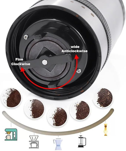 SOTECH Outdoor Camping Coffee Maker Set 3 in 1 Grinder Kit with Stainless Steel Electric Bean Grinder 350ml kettle Travel Coffee Kit(Pour Over Coffee Dripper Set Traveling Fishing)