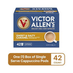Load image into Gallery viewer, Victor Allen's Coffee Sweet and Salty Caramel Flavored Cappuccino Mix, 42 Count, Single Serve K-Cup Pods for Keurig K-Cup Brewers Brewers (Packaging May Vary)
