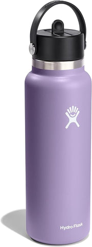 Hydro Flask 40 Oz Wide Mouth Flex Straw Cap Moonshadow