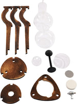 Load image into Gallery viewer, Iced Coffee Cold Brew Drip Tower Coffee Maker with Measuring Spoon, Stainless Steel Filter, Wooden, 6-8 Cup (Brown)