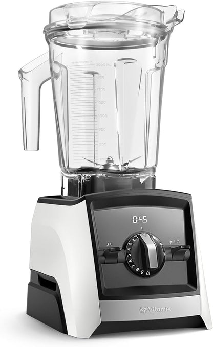 Vitamix A2500 Ascent Series Smart Blender, Professional-Grade, 64 oz. Low-Profile Container, White