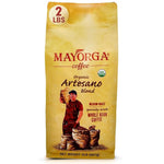 Load image into Gallery viewer, Mayorga Organic Coffee 2lb Artesano Blend - Medium Roast Whole Bean Coffee Speciality Grade, 100% Arabica, Slow Roasted, Chocolate and Nutty Flavor with Low Acidity - USDA Organic, Non-GMO, Kosher