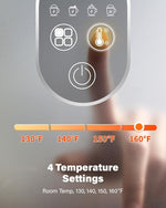 Load image into Gallery viewer, 4-in-1 Electric Milk Frother and Steamer with Auto Temperature Control, Warm &amp; Cold Foam Maker, Fast Frother for Coffee, Latte, Hot Chocolate, Cappuccino, Macchiato, White