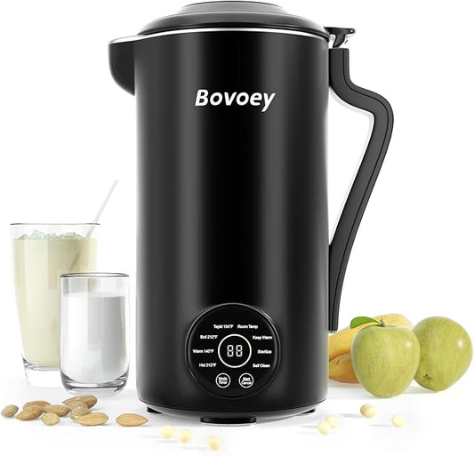 Nut Milk Maker Machine, Automatic Nut Milk Maker for Almond Homemade Milk,Oat,Plant-Based Milk and Countertop Blenders Almond Milk Maker Blenders,40oz Soy Milk Maker Delay Start/Self Clean/Keep Warm