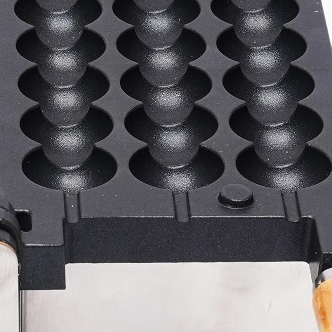 Mini Dutch Cone Pancake Ball Waffle Pancake Maker, Non-stick Stainless Steel Waffle Pancake Maker for Home Kitchen,Pancake Maker with Adjustable Thermostats Timers 110v 50-300℃