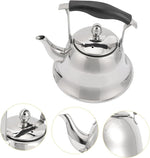 Load image into Gallery viewer, ERINGOGO 2L Whistling Tea Kettle Stovetop, Stainless Steel Teapot Water Kettle with Removable Tea Infuser, Mirror Polished Retro Tea Maker for Gas, Induction