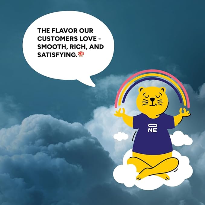 HabitONE Organic Mushroom Coffee Arabica – Lion’s Mane, Cordyceps, Reishi, Chaga – Alpha-GPC & L-Tyrosine, B12 & B3 – Better Energy, Focus, Digestion & Immunity – Made in USA – 30 Servings - Unroasted Coffee Beans