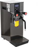 Load image into Gallery viewer, 12L Commercial Milk Steamer&amp;Frother, 4 IN 1 Milk Foam Maker with LED Display, 110v Stainless Steel Milk Steamer Machine Water Boiling Machine for Espresso Coffee Milk Tea