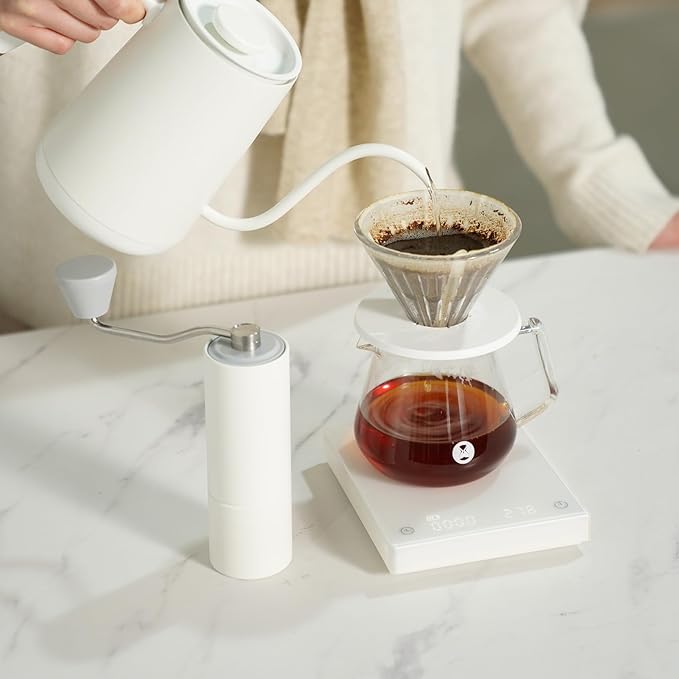 TIMEMORE Chestnut C2 Manual Coffee Grinder Capacity 25g with CNC Stainless Steel Conical Burr, Internal Adjustable Setting, Double Bearing Positioning, French Press Coffee for Hand Grinder