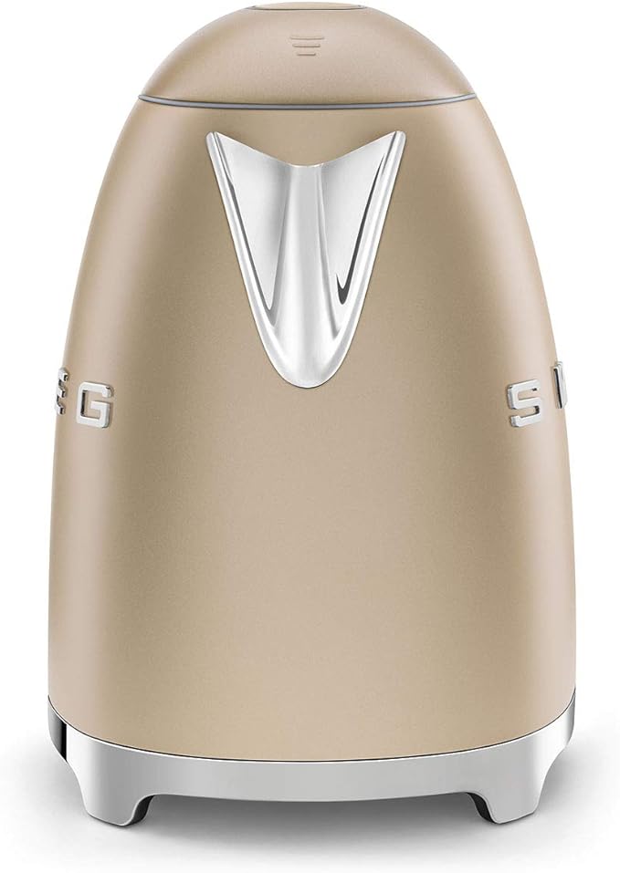 Smeg Electric Kettle Matte Champagne & 2-Slice Toaster Matte Champagne