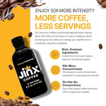 Load image into Gallery viewer, Jinx Coffee Concentrate – 50x Stronger Cold Brew Coffee | Strong Caffeine Concentrated Liquid, Perfect for Instant Hot or Iced Coffees, Cold Brew Concentrate, Hot Drinks, and Instant Espresso | 48 Servings of Premium Concentrated Coffee
