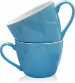 Load image into Gallery viewer, MECOWON 30 OZ Porcelain Coffee Mugs, Set of 2 Large Mugs for Soup, Cereal and Salad (skyblue)