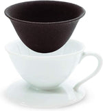Load image into Gallery viewer, Japanese Ceramic Coffee Dripper &amp; Reusable Filter, Arita Porcelain
